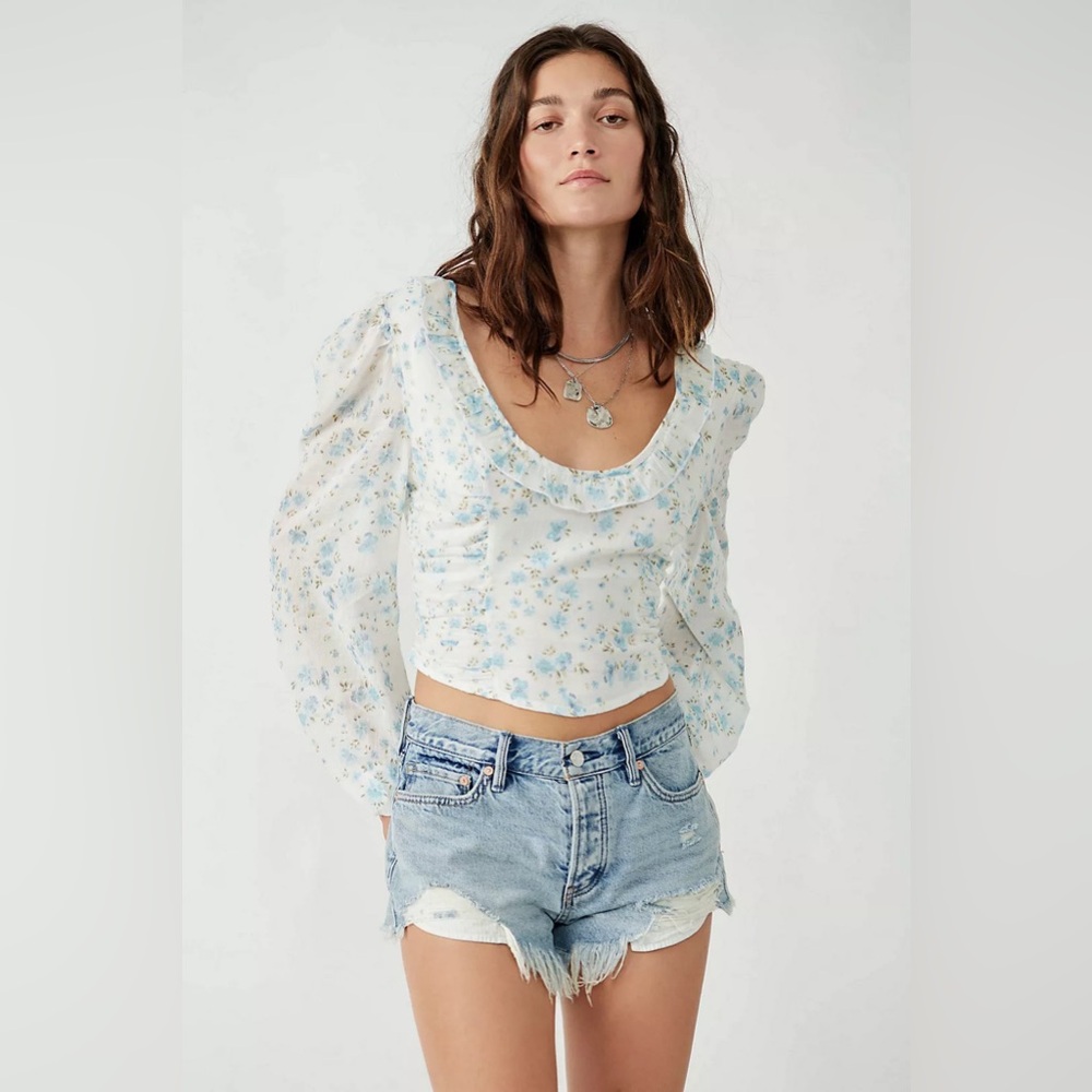 Free people Another Life Printed Top
